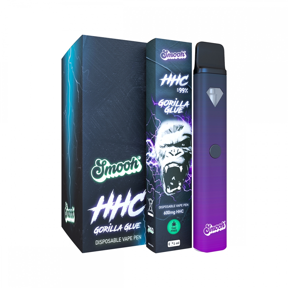 Bild 1 von SMOOH HHC Disposable Vape | Gorilla Glue | 1 ml | 99% HHC | 1 Karton